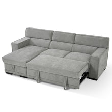 Wentworth 3 Seater Modular Pull Out Sofa Bed | Grey