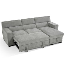 Wentworth 3 Seater Modular Pull Out Sofa Bed | Grey