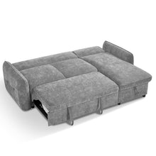 Brunswick 3 Seater Modular Pull Out Sofa Bed | Grey