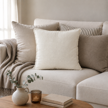 Langford Cushion - Soft White