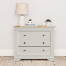 Chantilly Pebble Grey 3 Drawer Chest
