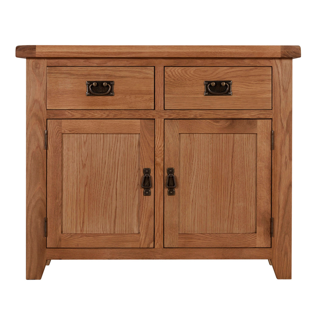 Cambridge Oak 2 Door 2 Drawer Sideboard - HomePlus Furniture