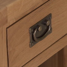 Cambridge Oak 3 Drawer Bedside - HomePlus Furniture