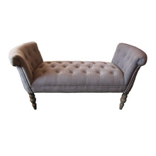 Alexandra Linen Chaise Lounge | Putty - HomePlus Furniture