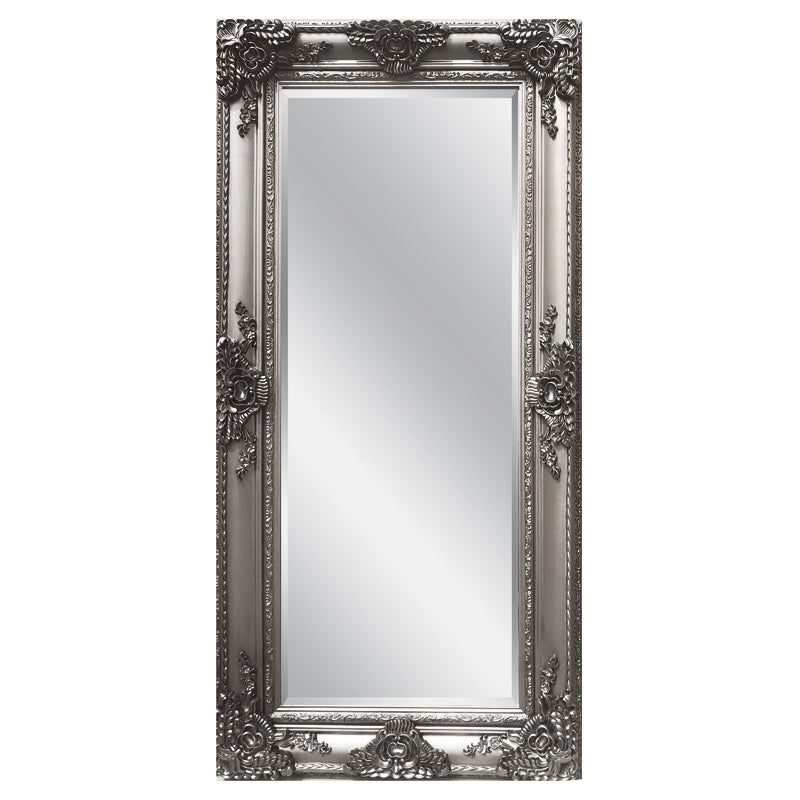 Hampshire Large Mirror | Antique Silver