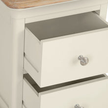 Brighton Warm White Painted 2 Drawer Large Bedside