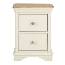 Brighton Warm White Painted 2 Drawer Large Bedside