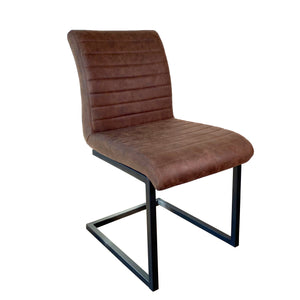 Bruut Industrial Dining Chair | Brown