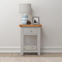 Cambridge Grey Painted Oak 1 Drawer Console Table