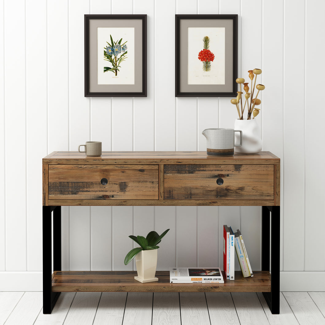 Nixon Console Table With Shelf