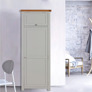 Cambridge Grey Painted Oak Pantry Unit - HomePlus Furniture