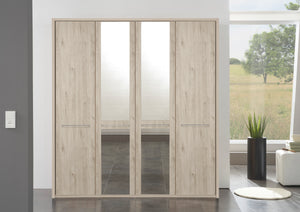Dakar 2 Wiemann 5 Door Wardrobe With Frame