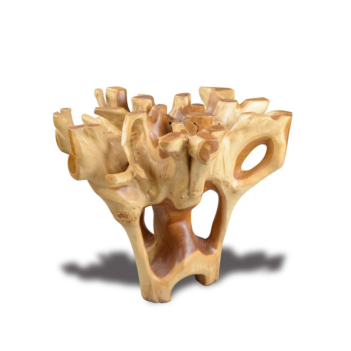 Teak Root Square Dining Table – HomePlus Furniture