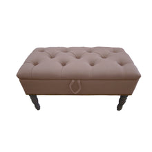 Elizabeth Ottoman Chaise Lounge | Putty - HomePlus Furniture