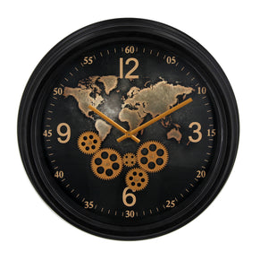 The World Exposed Gear Movement Wall Clock | 54 cm
