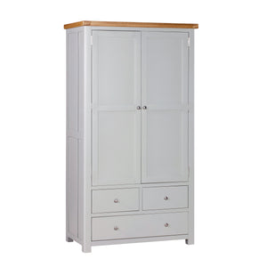 Cambridge Grey Painted Oak Larder Unit - HomePlus Furniture