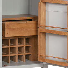 Cambridge Grey Painted Oak Pantry Unit - HomePlus Furniture