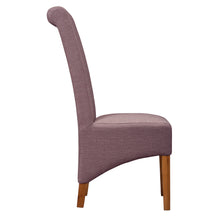 London Linen Dining Chair | Slate Blue - HomePlus Furniture