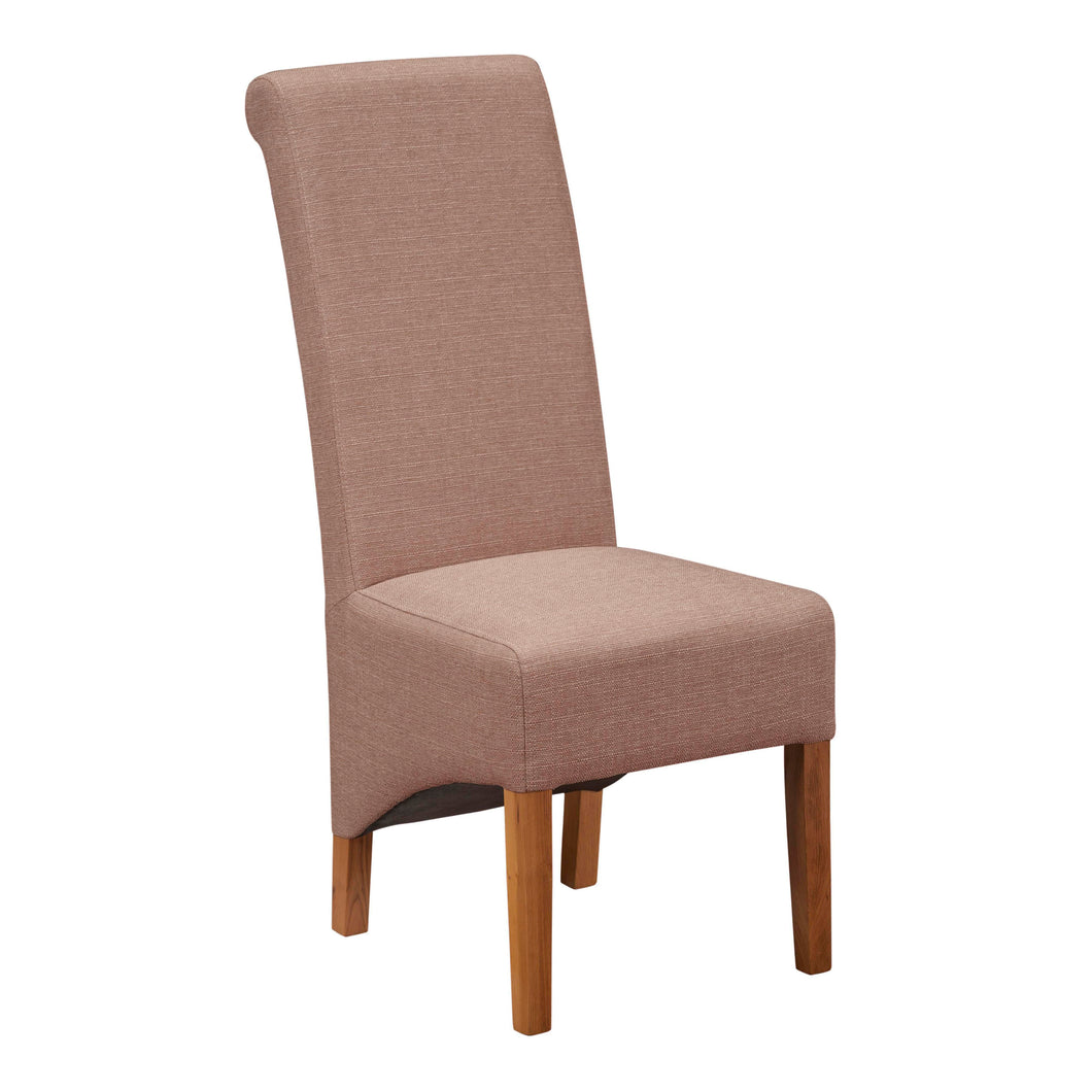 London Linen Dining Chair | Stone Brown - HomePlus Furniture