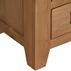 Cambridge Oak 1 Drawer Lamp Table - HomePlus Furniture