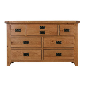Cambridge Oak 3 Over 4 Chest Of Drawers - HomePlus Furniture