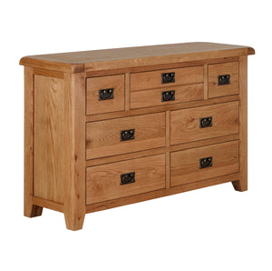 Cambridge Oak 3 Over 4 Chest Of Drawers - HomePlus Furniture