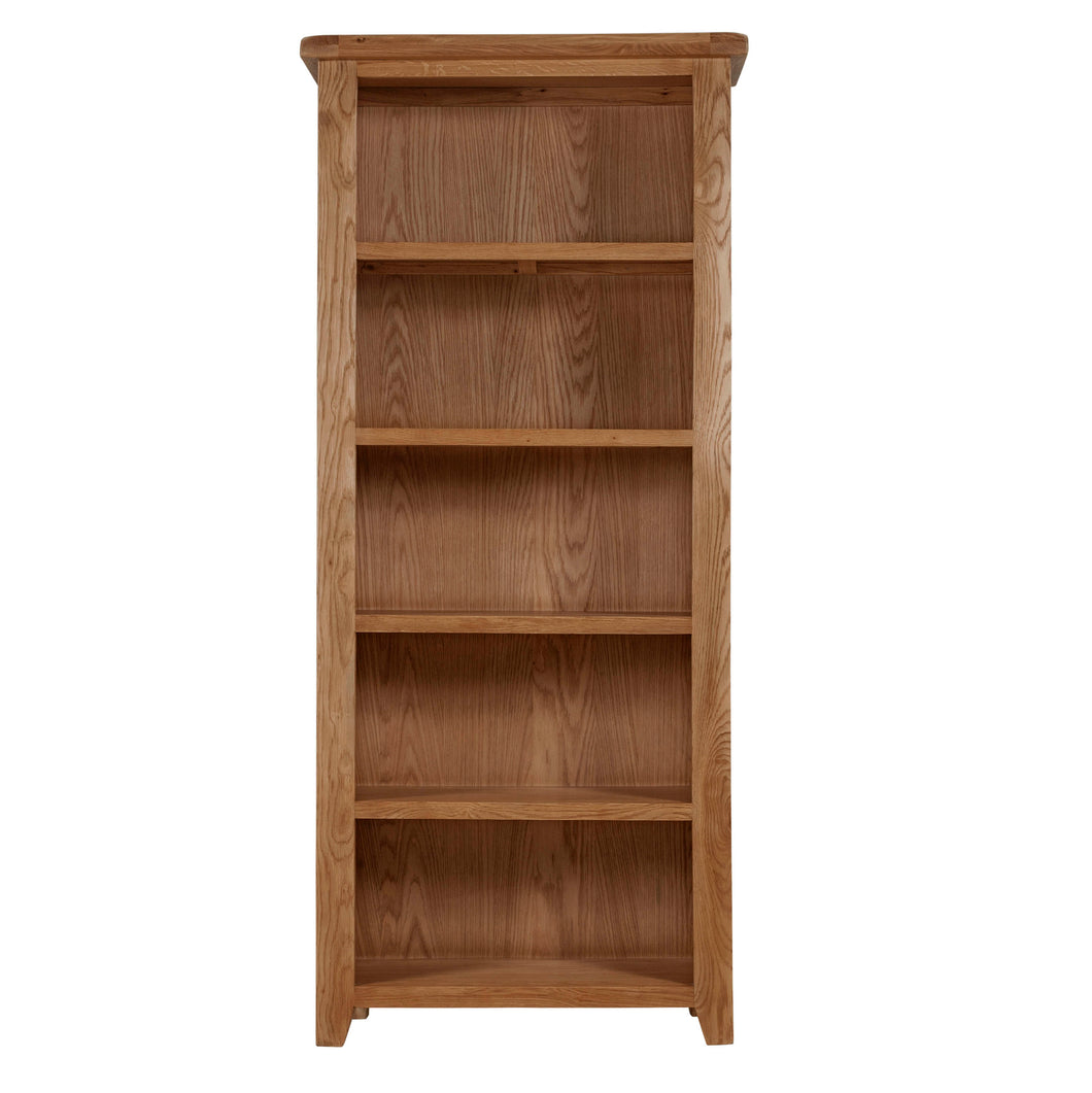 Cambridge Oak Large Bookcase (1.8 m) - HomePlus Furniture