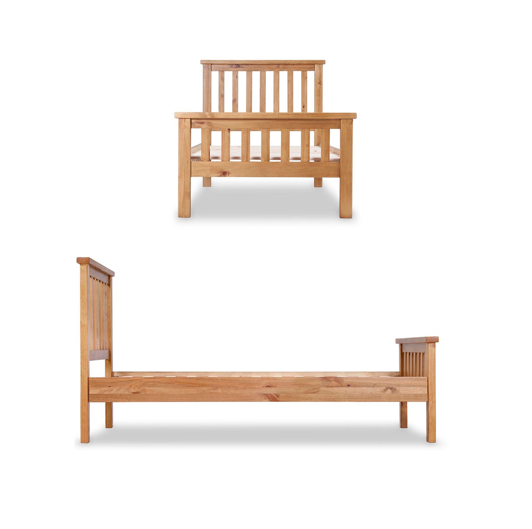 Wellington Pine High End 3ft Single Bed - HomePlus Furniture