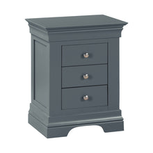 Chantilly Down Pipe 3 Drawer Bedside Table
