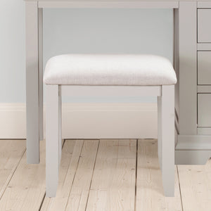 Chantilly Pebble Grey Stool