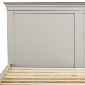 Chantilly Pebble Grey 4ft 6' Double Bed