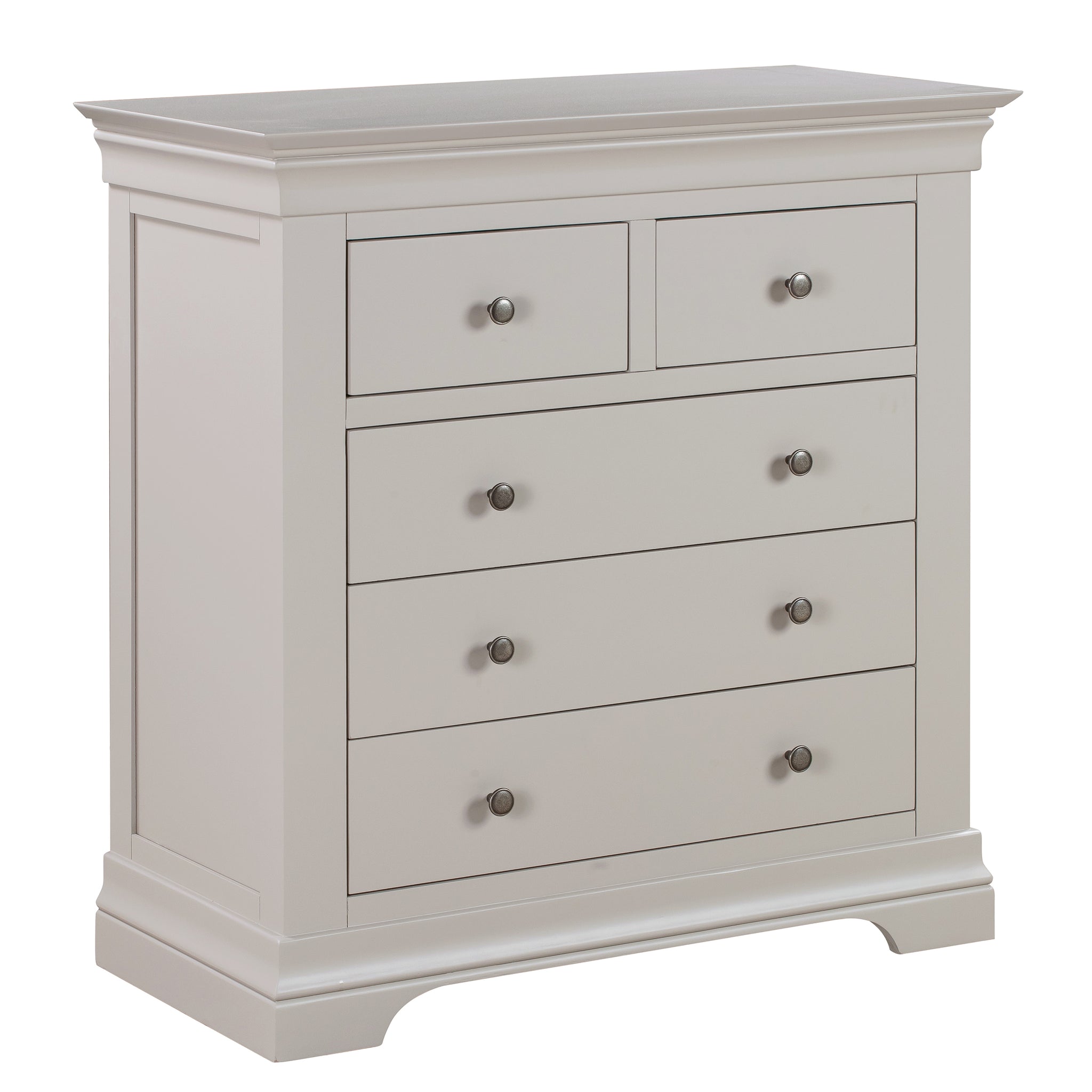 Pebble gray online nightstand