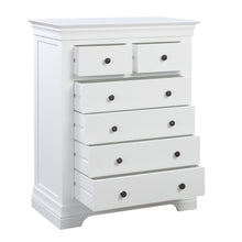 Chantilly Warm White 2 Over 4 Chest Of Drawers