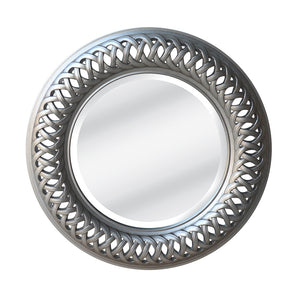 Lancaster Circular Mirror | Antique Silver