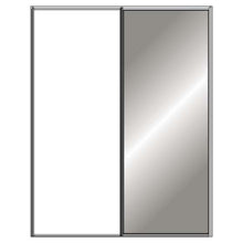 Miami Plus Wiemann 2 Door Sliding Wardrobe With Glass Door 150cm