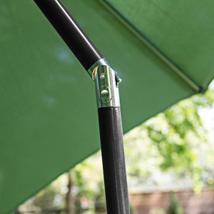 Crank & Tilt Garden Parasol | Green