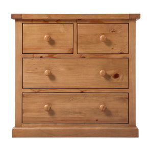 Wellington Pine 2 Over 2 Chest Of Drawers