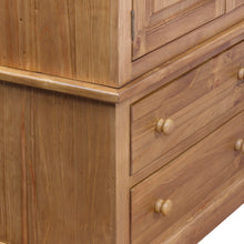 Wellington Pine 3 Door 4 Drawer Wardrobe