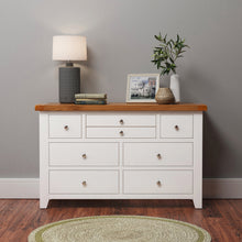 Cambridge Classic Cream Painted Oak 3 Over 4 Chest Of Drawers
