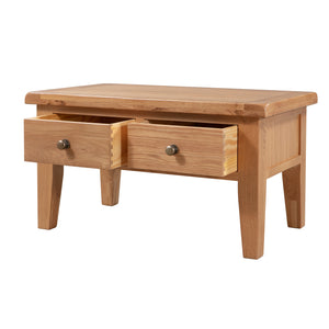 Sussex Oak Coffee Table with Drawers