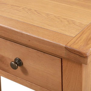 Sussex Oak 1 Drawer Lamp Table