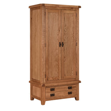 Cambridge Oak Double Wardrobe - HomePlus Furniture