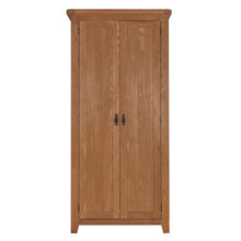 Cambridge Oak Full Hanging Wardrobe - HomePlus Furniture