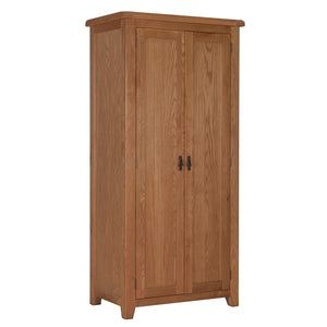 Cambridge Oak Full Hanging Wardrobe - HomePlus Furniture