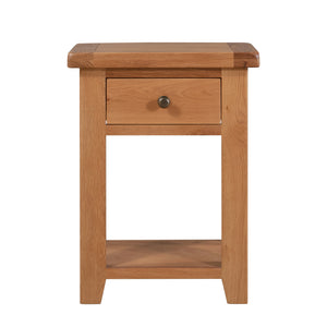 Sussex Oak 1 Drawer Console Table