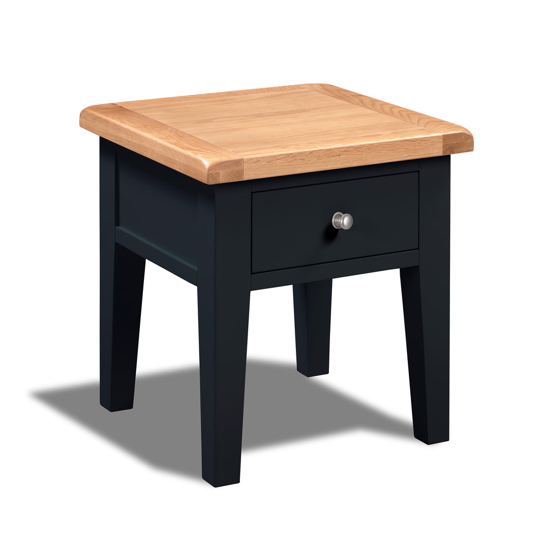 Chatsworth Blue Painted Oak Side Table