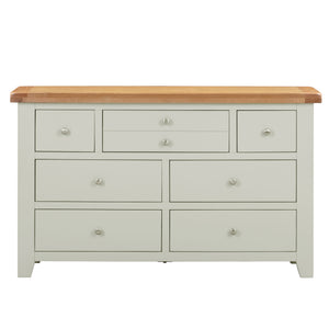 Cambridge Grey Painted Oak 3 Over 4 Chest Of Drawers
