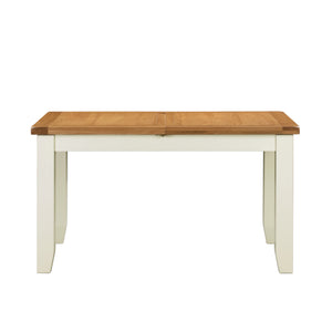 Cambridge Classic Cream Painted Oak Small Extending Dining Table (1.2 m-1.5 m)