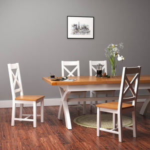 Cambridge Off White Painted Oak Dining Chair