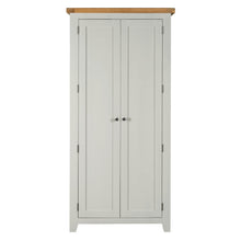 Cambridge Grey Painted Oak Full Hanging Wardrobe - HomePlus Furniture